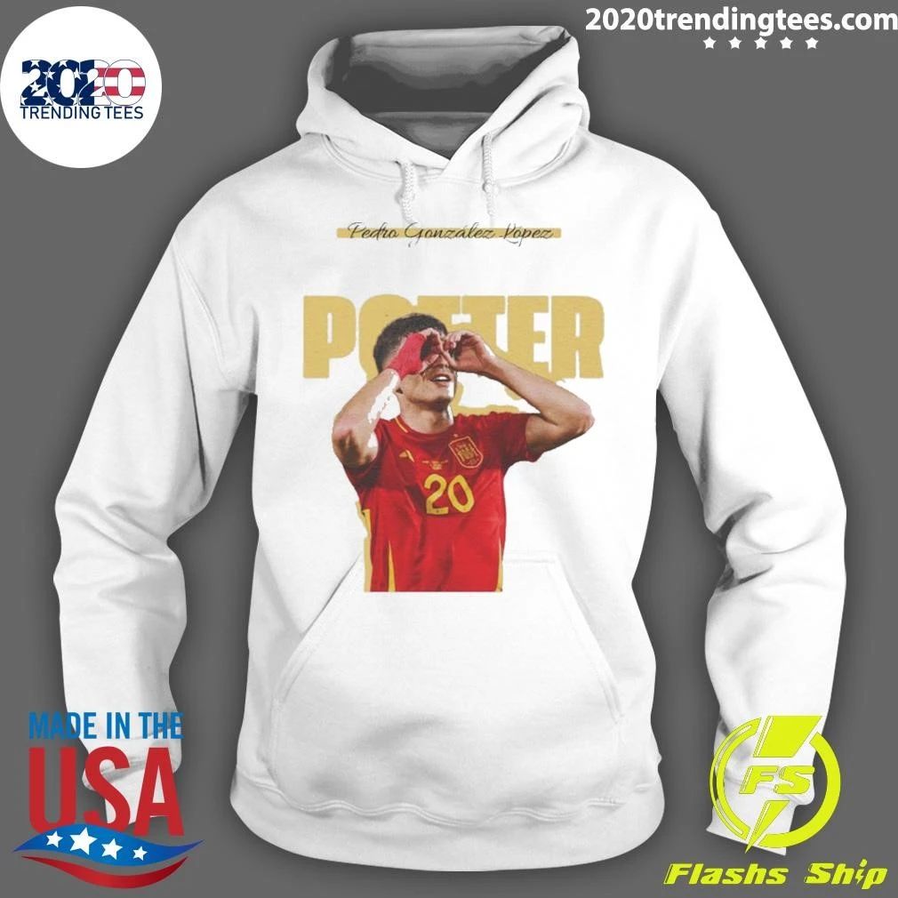 Pedri Potter Spain Soccer Player Celebration World Cup 2026 Shirt