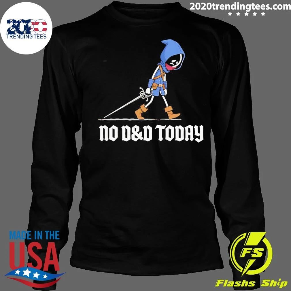 No D&d Today Rogue Cartoon Shirt