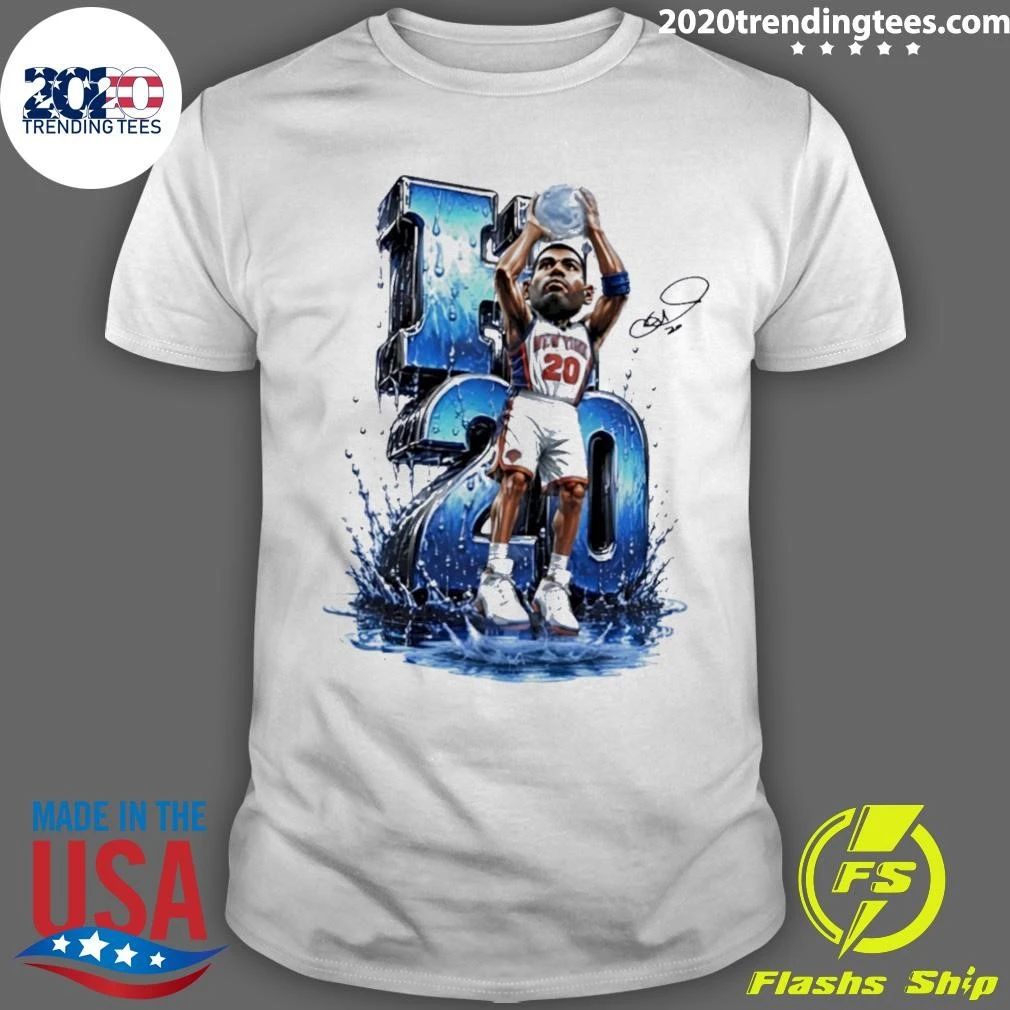Allan Houston Aka H20 Throwback Signature Shirt