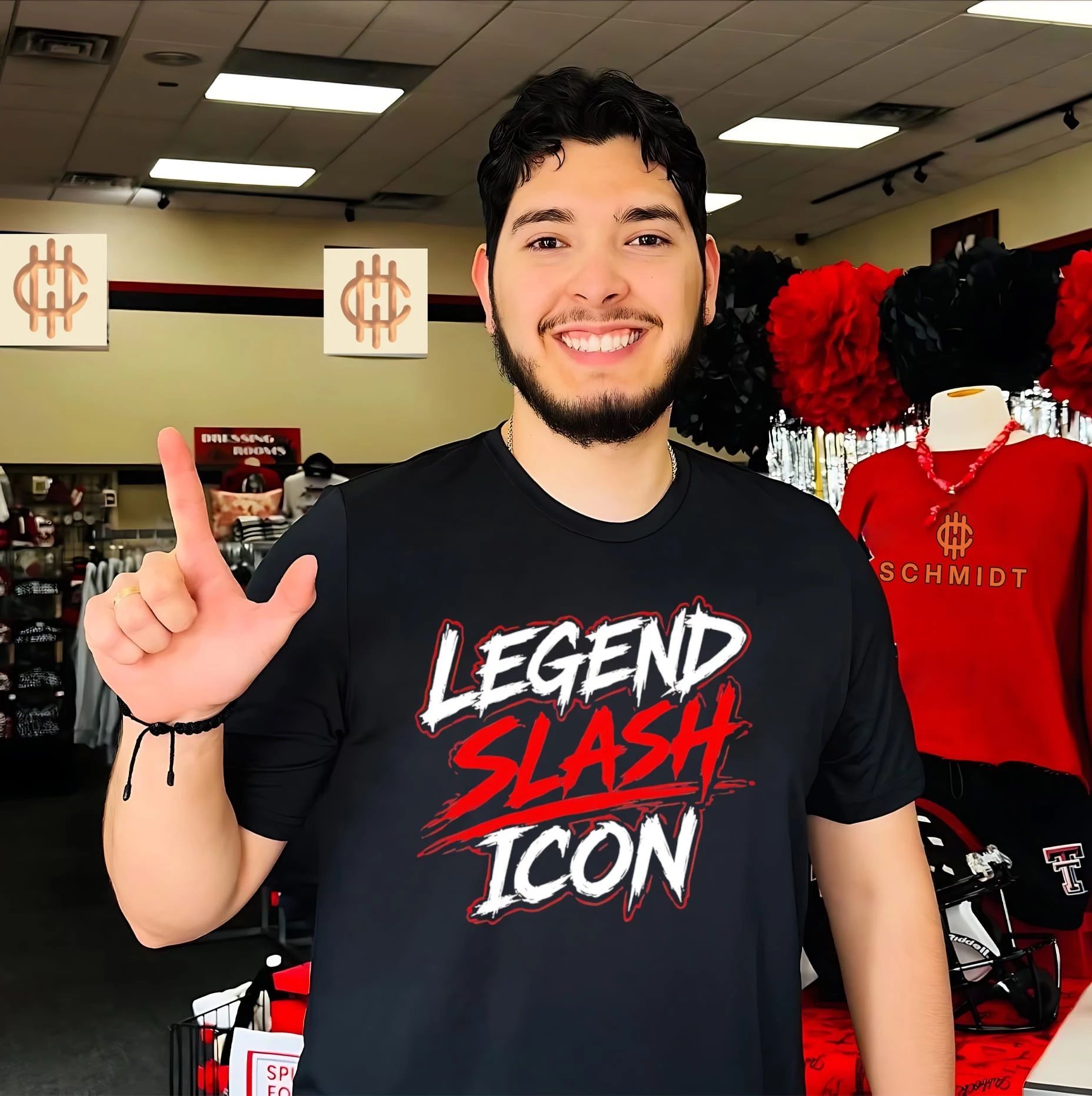 Tony Clash legend slash icon shirt
