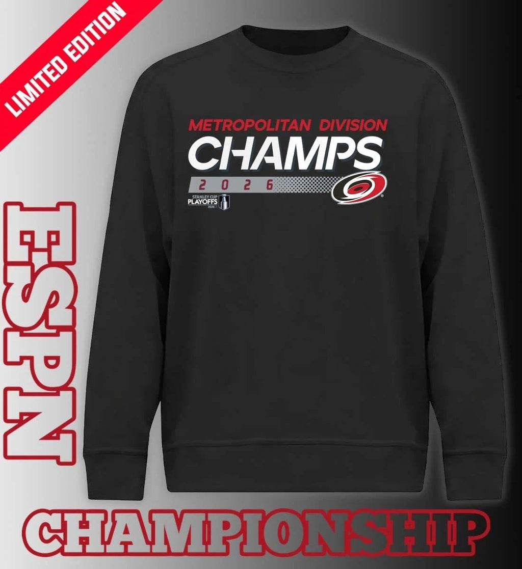 Carolina Hurricanes 2026 Metropolitan Division Champions Shirt