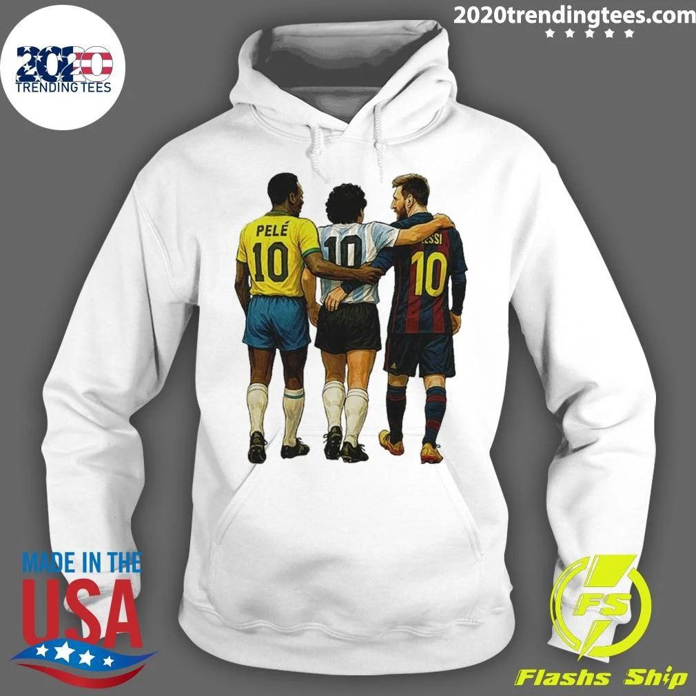 Pele, Maradona and Messi Football Legends Shirt