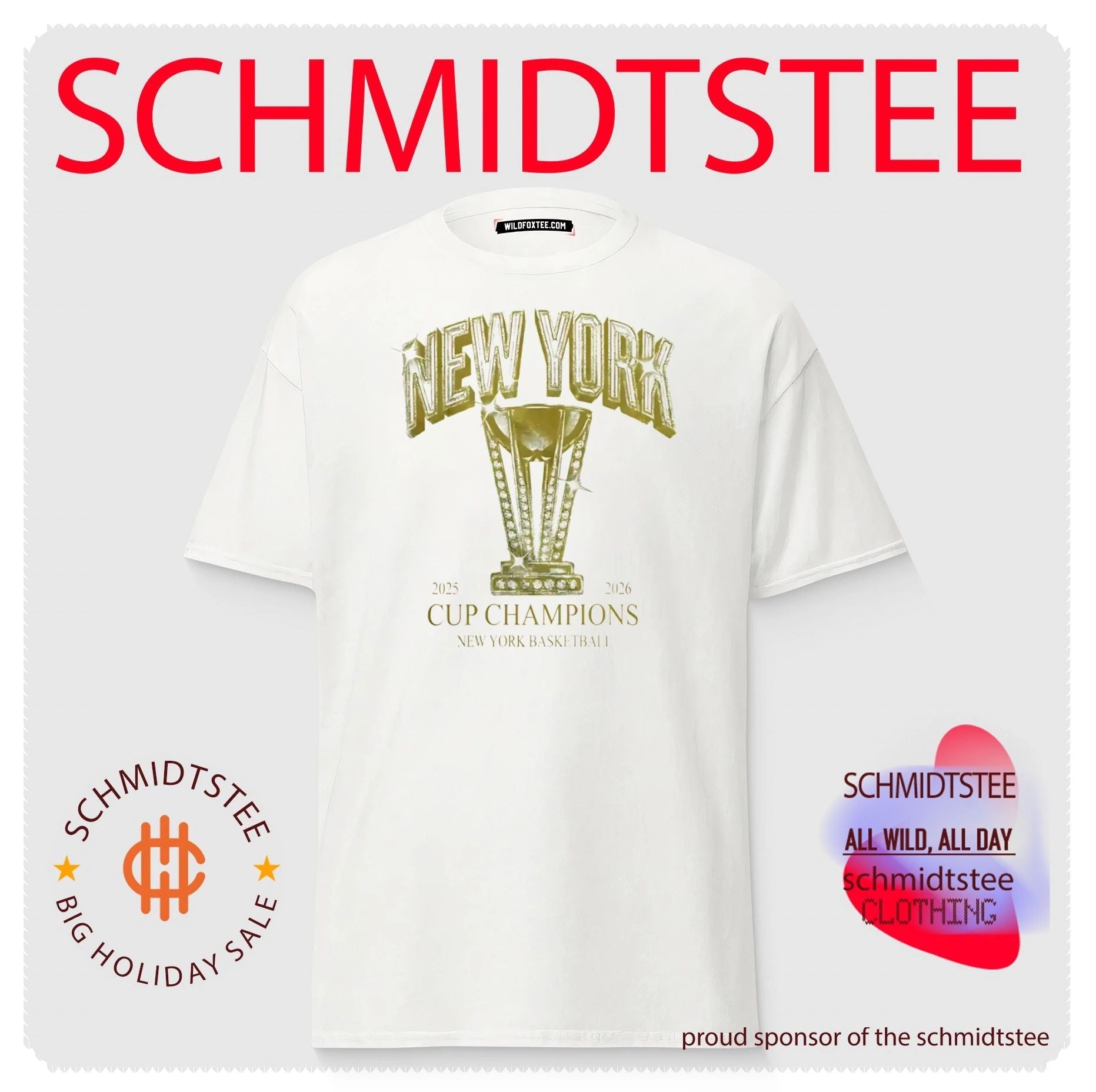 New York Knicks NBA Cup Champions 2026 trophy classic shirt
