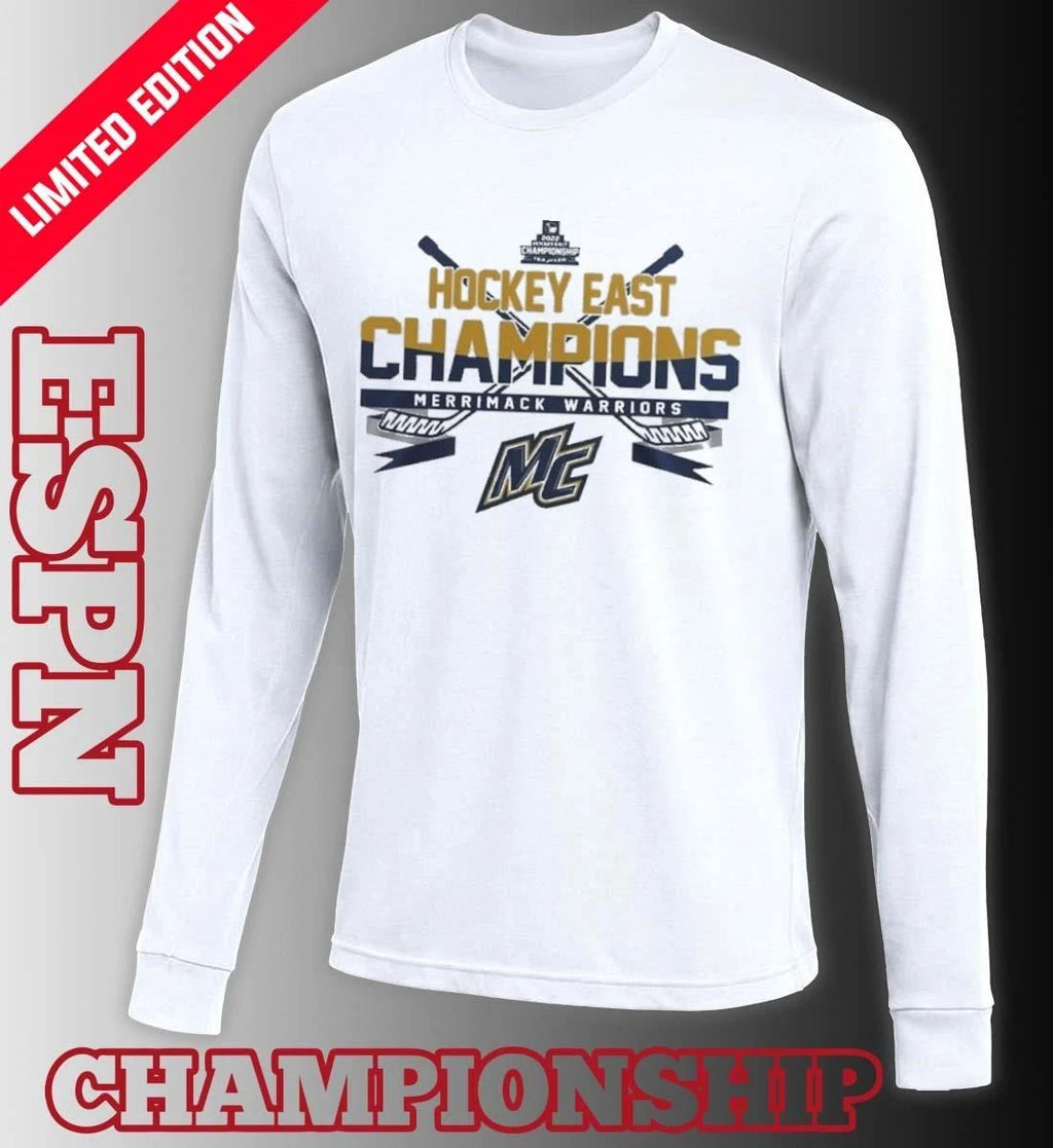 Merrimack Warriors 2026 Hockey East Champions T-Shirt