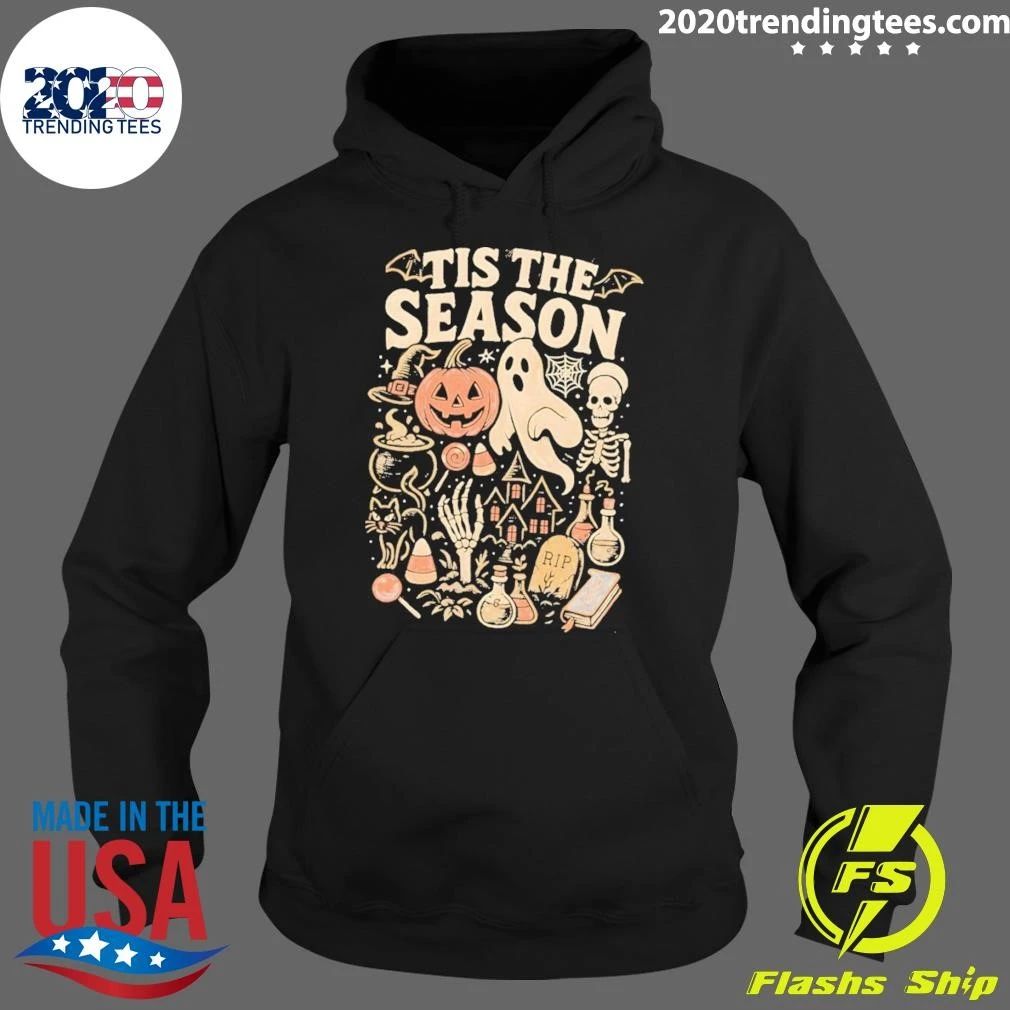 Tis The Season Skeleton Pumpkin Ghost Halloween 2026 Shirt