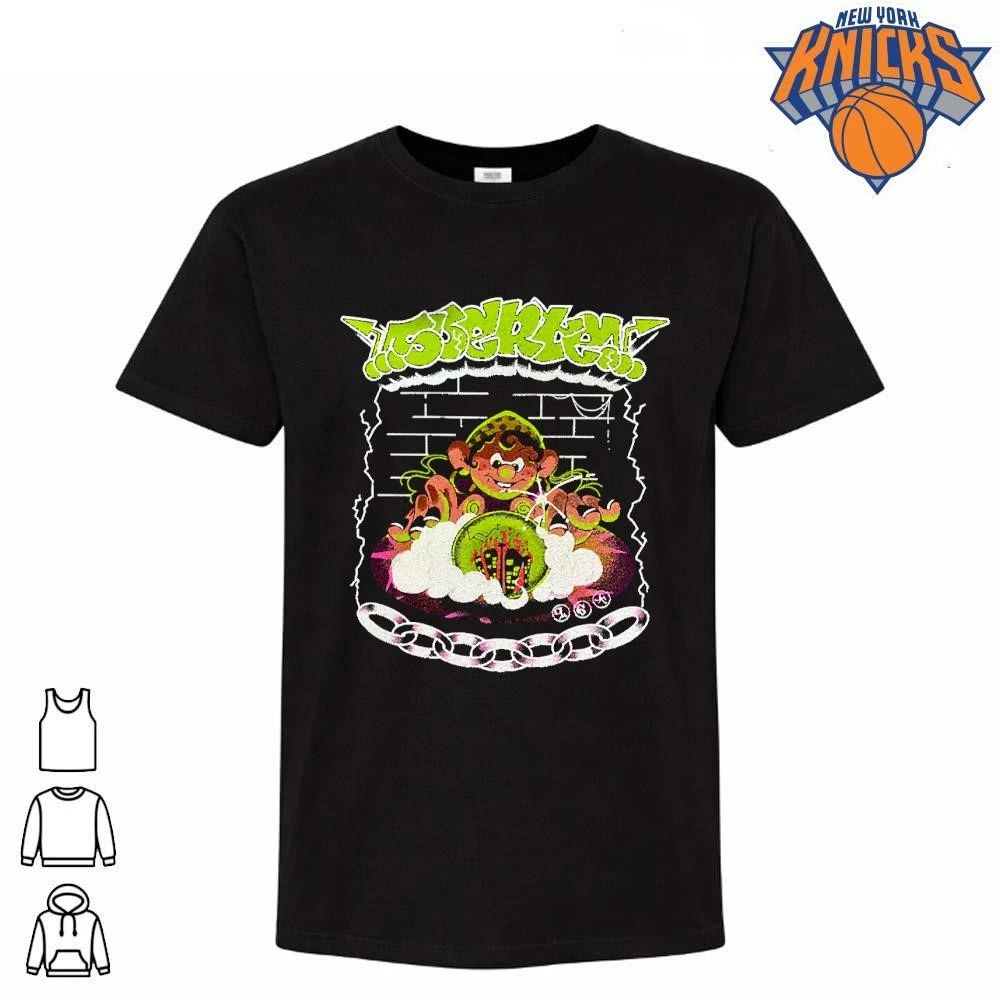 Siberia Streetwear Graphic Cartoon Fortune Teller Wizard Crystal Ball Burning City Shirt