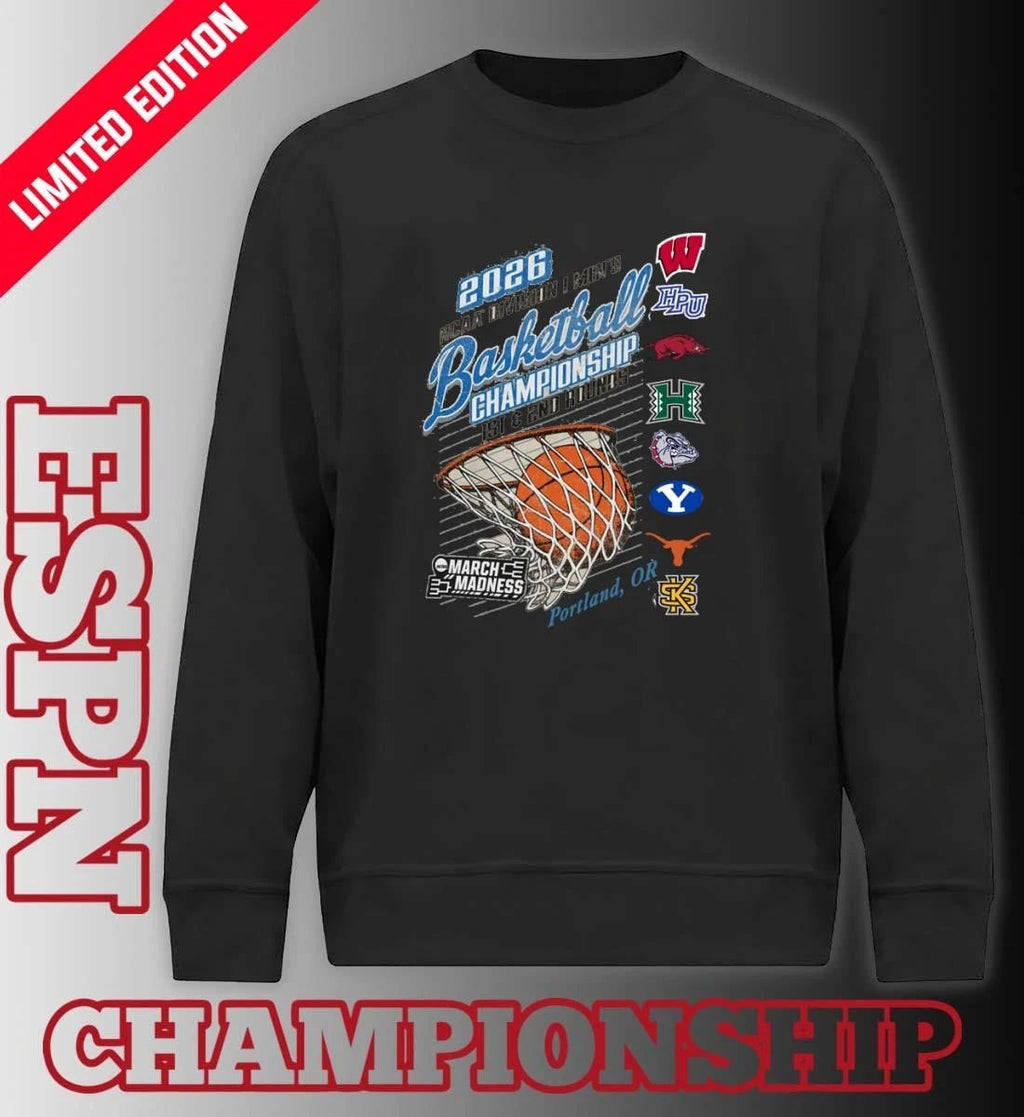 Portland, OR 2026 NCAA DI Men’s Basketball Championship – 1st, 2nd Rounds Shirt