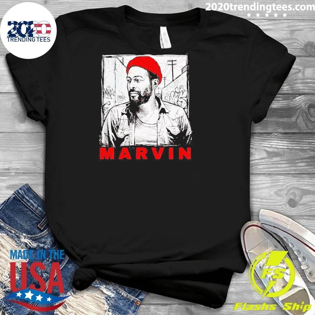 Marvin Gaye Urban Portrait Soul Music R&b Legend Shirt