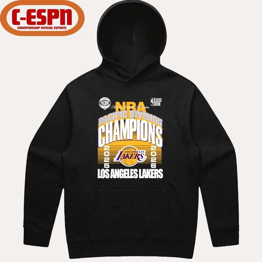 2025-26 NBA Pacific Division Champions Los Angeles Lakers T-Shirt