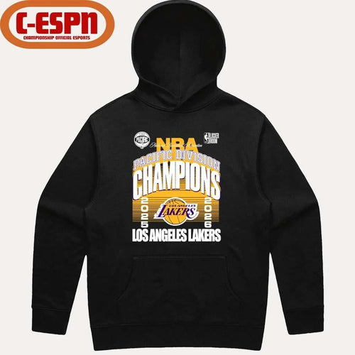 2025-26 NBA Pacific Division Champions Los Angeles Lakers T-Shirt