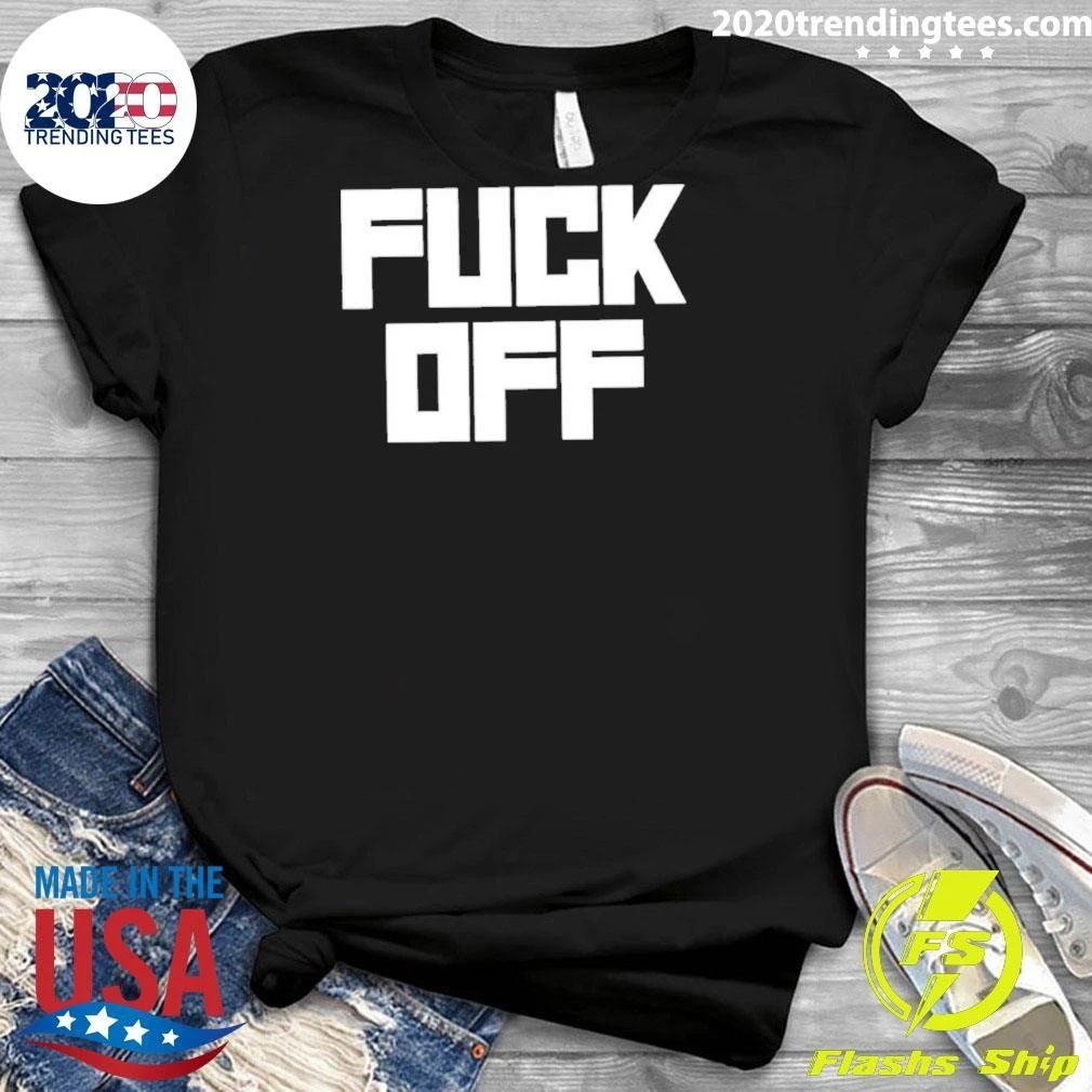 James Hetfield Wearing Fuck Off Shirt
