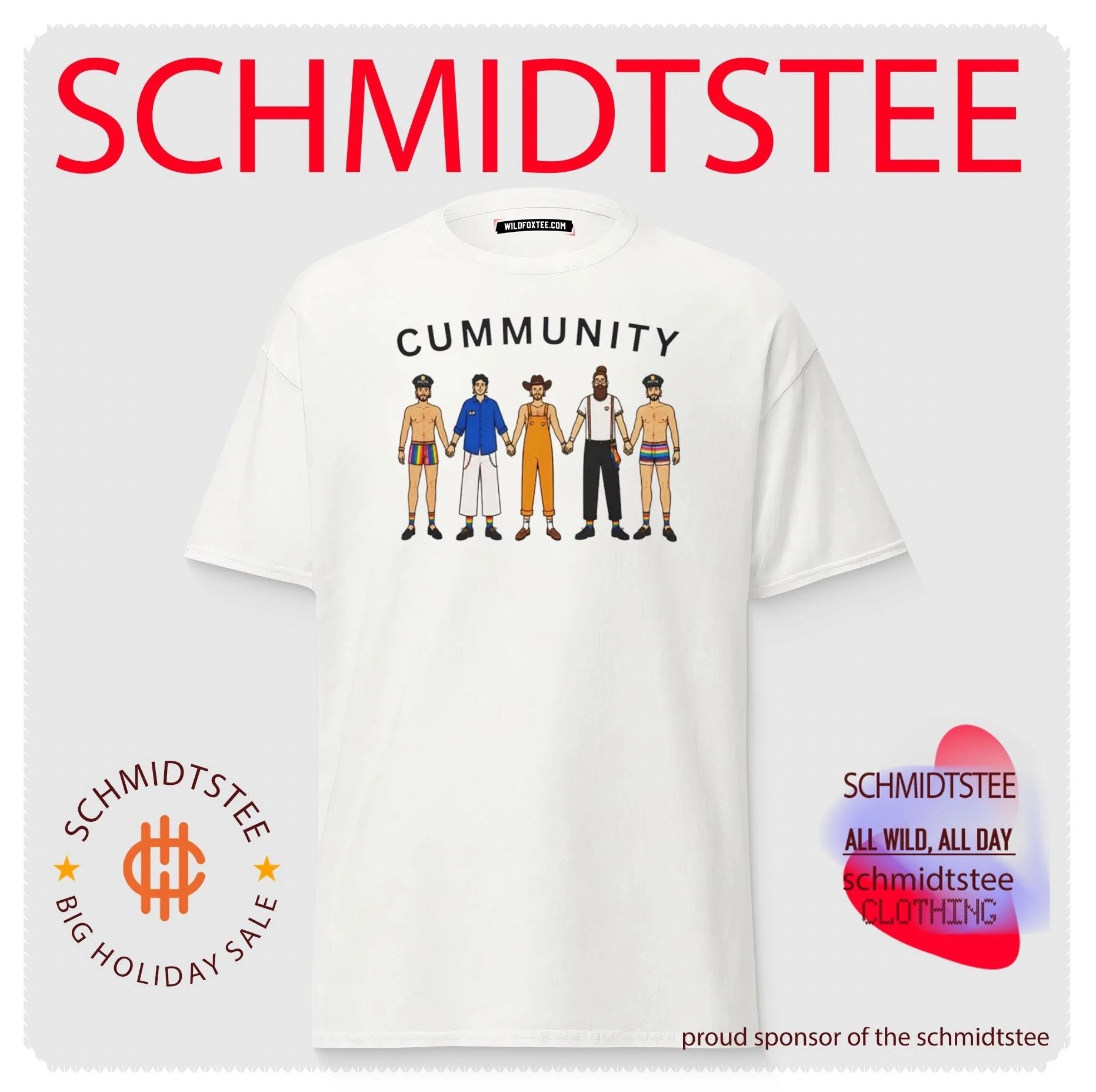 Cummunity Pride Group LGBTQ Community Rainbow shirt