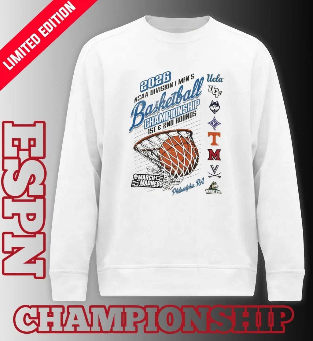 Philadelphia, PA 2026 NCAA DI Men’s Basketball Championship – 1st, 2nd Rounds Shirt