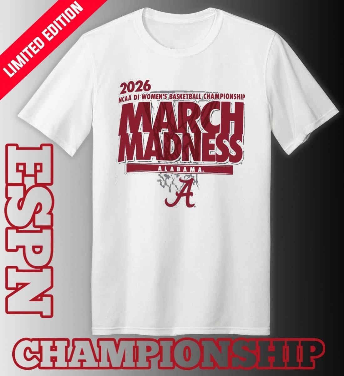 Alabama Women’s Basketball Single Team 2026 NCAA March Madness Shirt