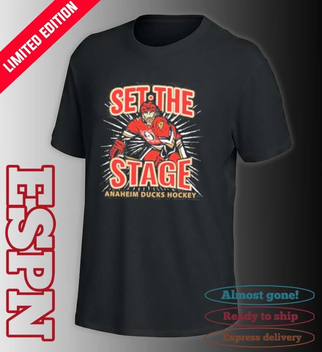 Anaheim Ducks Set the Stage Hockey Club Playoffs Shirt
