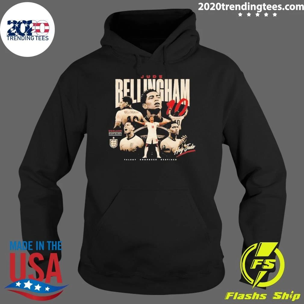 Jude Bellingham Midfielder England Soccer World Cup 2026 Talent Composed Destined Shirt