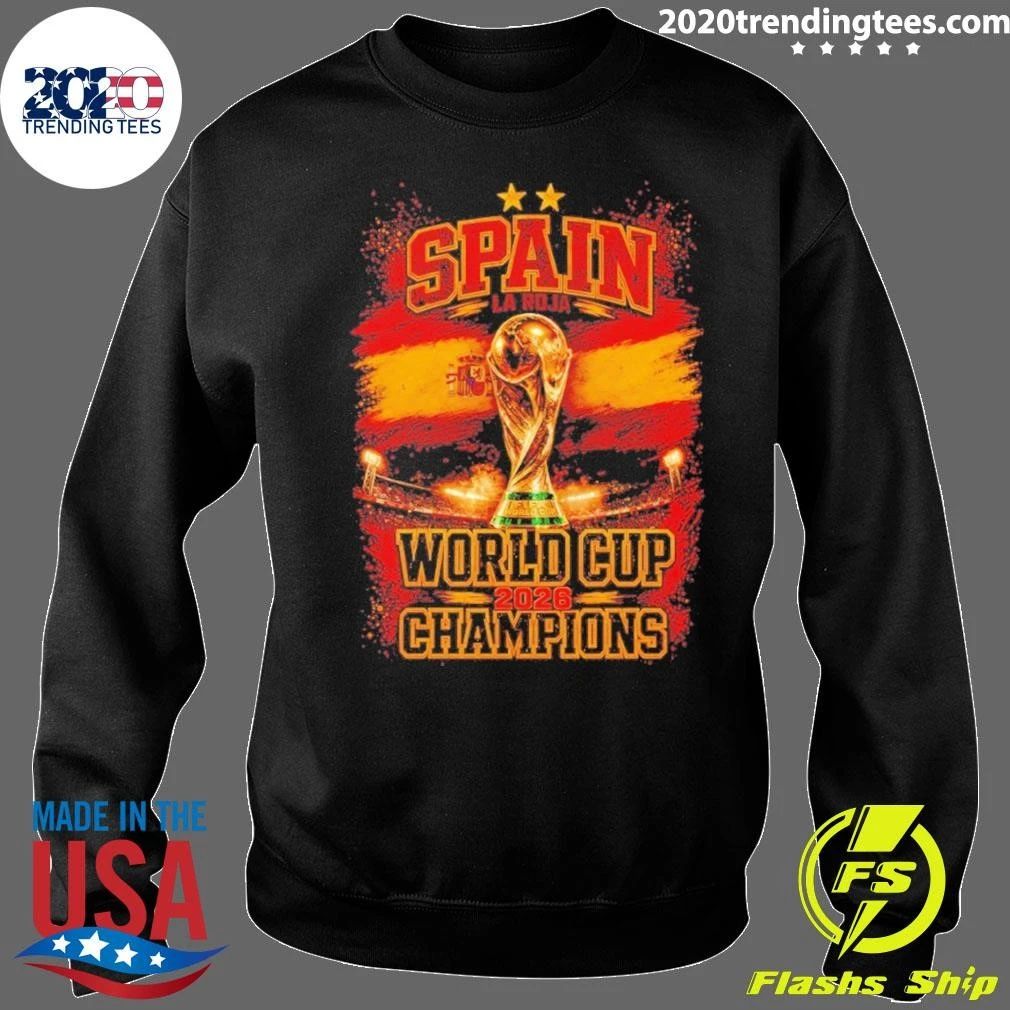 Spain Soccer World Cup Champions La Roja 2026 Shirt