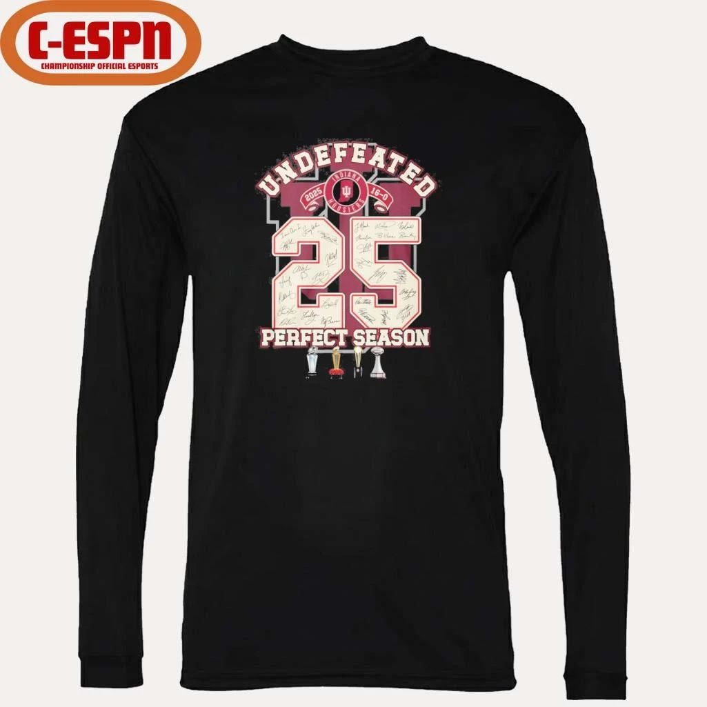 IU Football Undefeated 16-0 Perfect Season 2025 Shirt