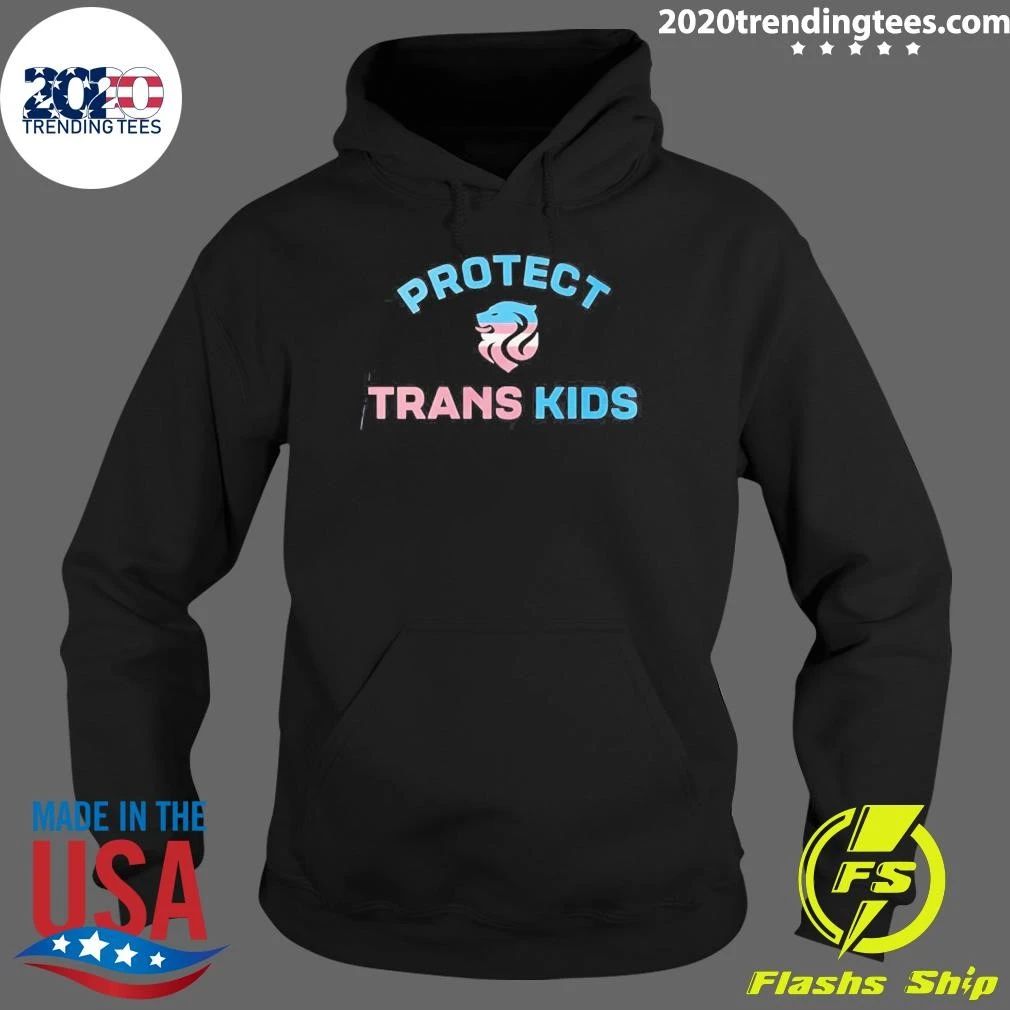 Megan Rapinoe with Protect Trans Kids Shirt