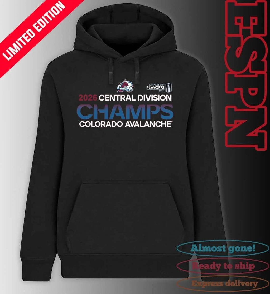 Colorado Avalanche 2026 Central Division Champions Shirt