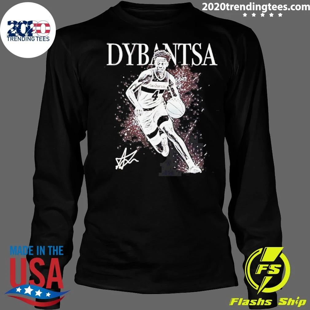 Aj Dybantsa Washington Wizards Mono Signature Shirt