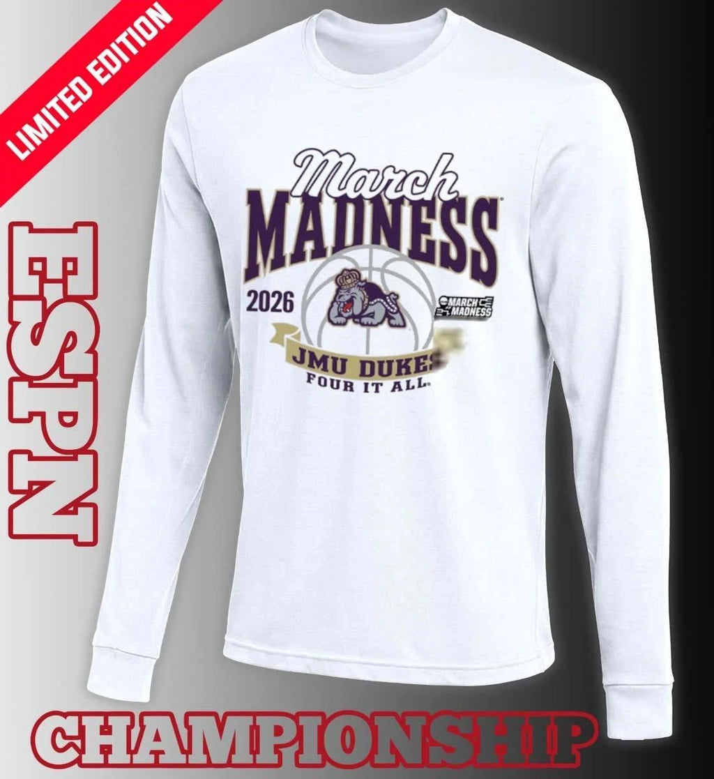 James Madison University Women’s Basketball 2026 March Madness Bound Shirt