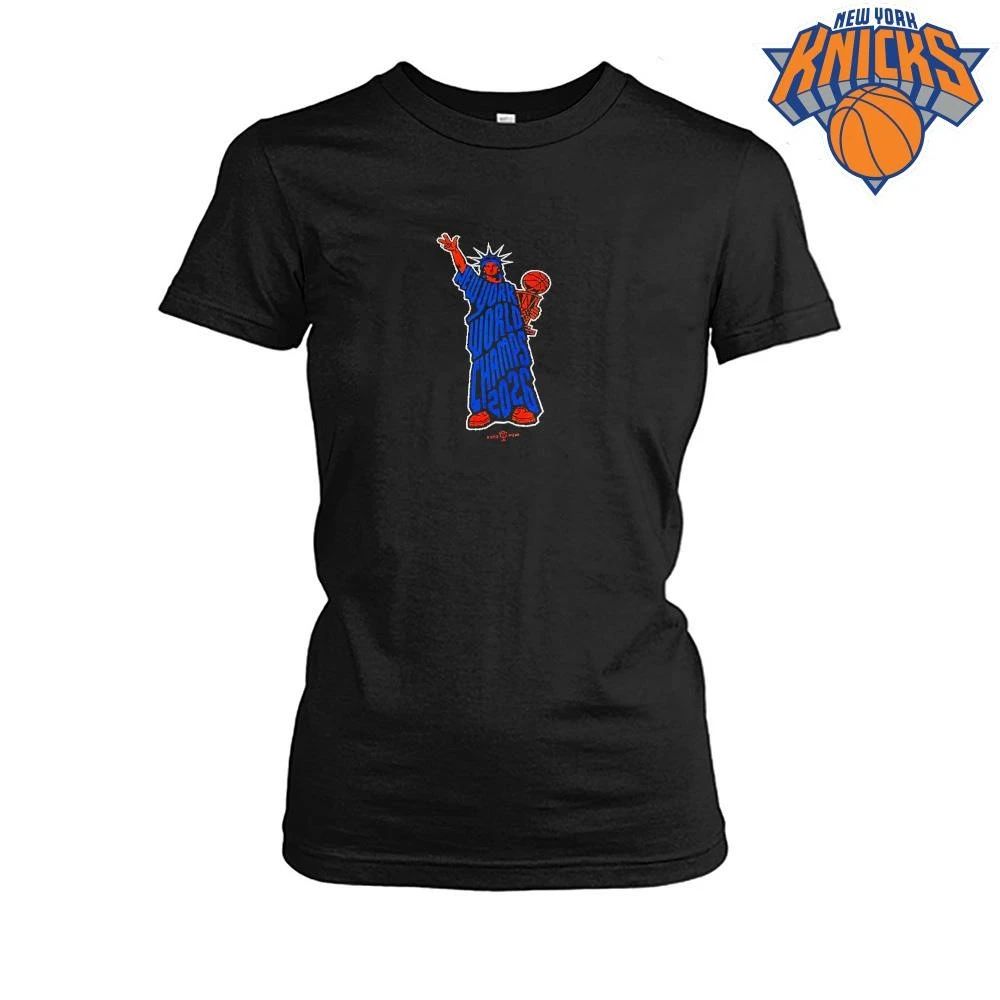 New York World Champs 2026 Statue Of Liberty Basketball Shirt