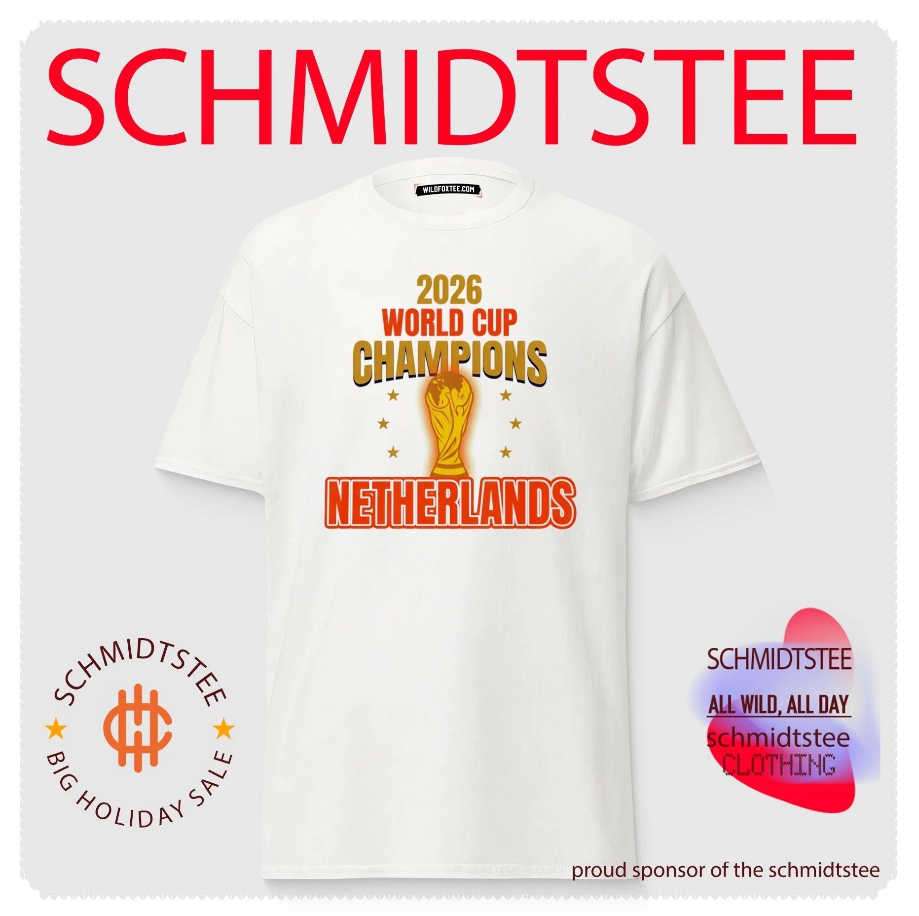 2026 World Cup Champions Netherlands Football Soccer shirt