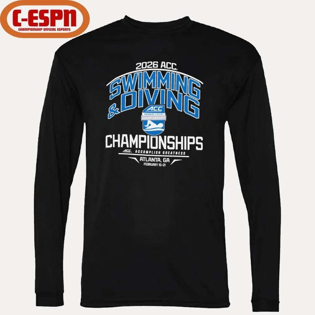 2026 Atlantic Coast Conference Men’s & Women’s Swimming & Diving Championships Shirt