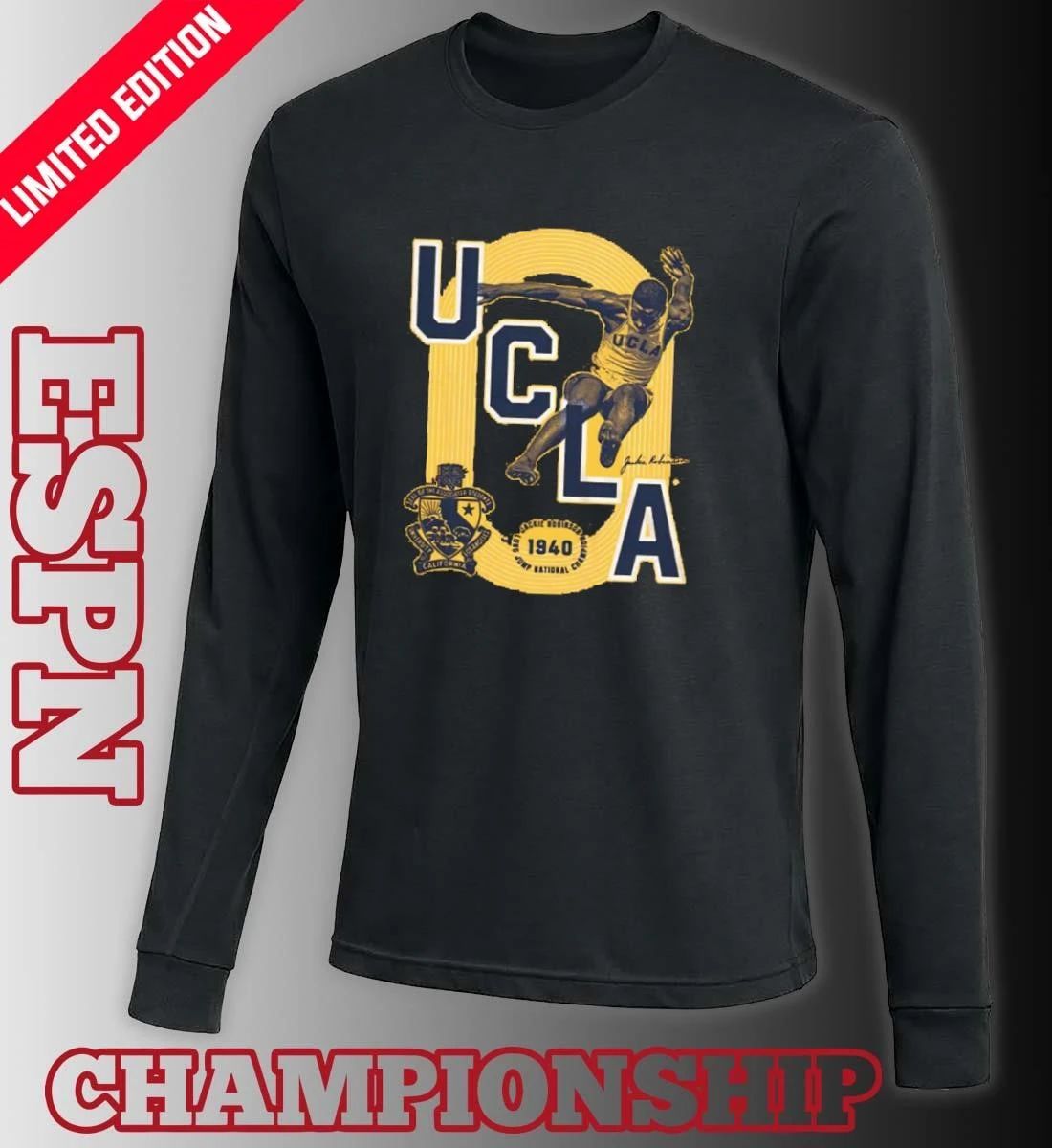 UCLA Jackie Robinson 1940 Long Jump National Champ Shirt