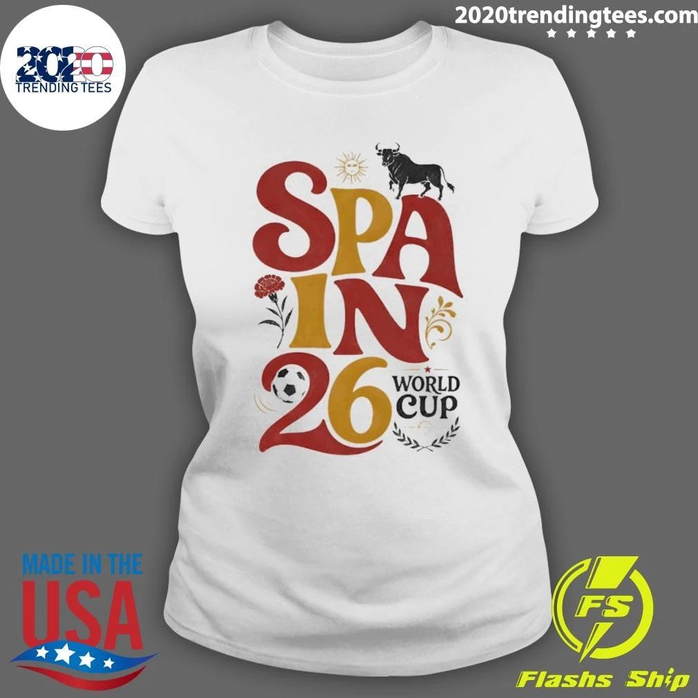 Spain Soccer World Cup 2026 La Roja Soccer Victory Shirt