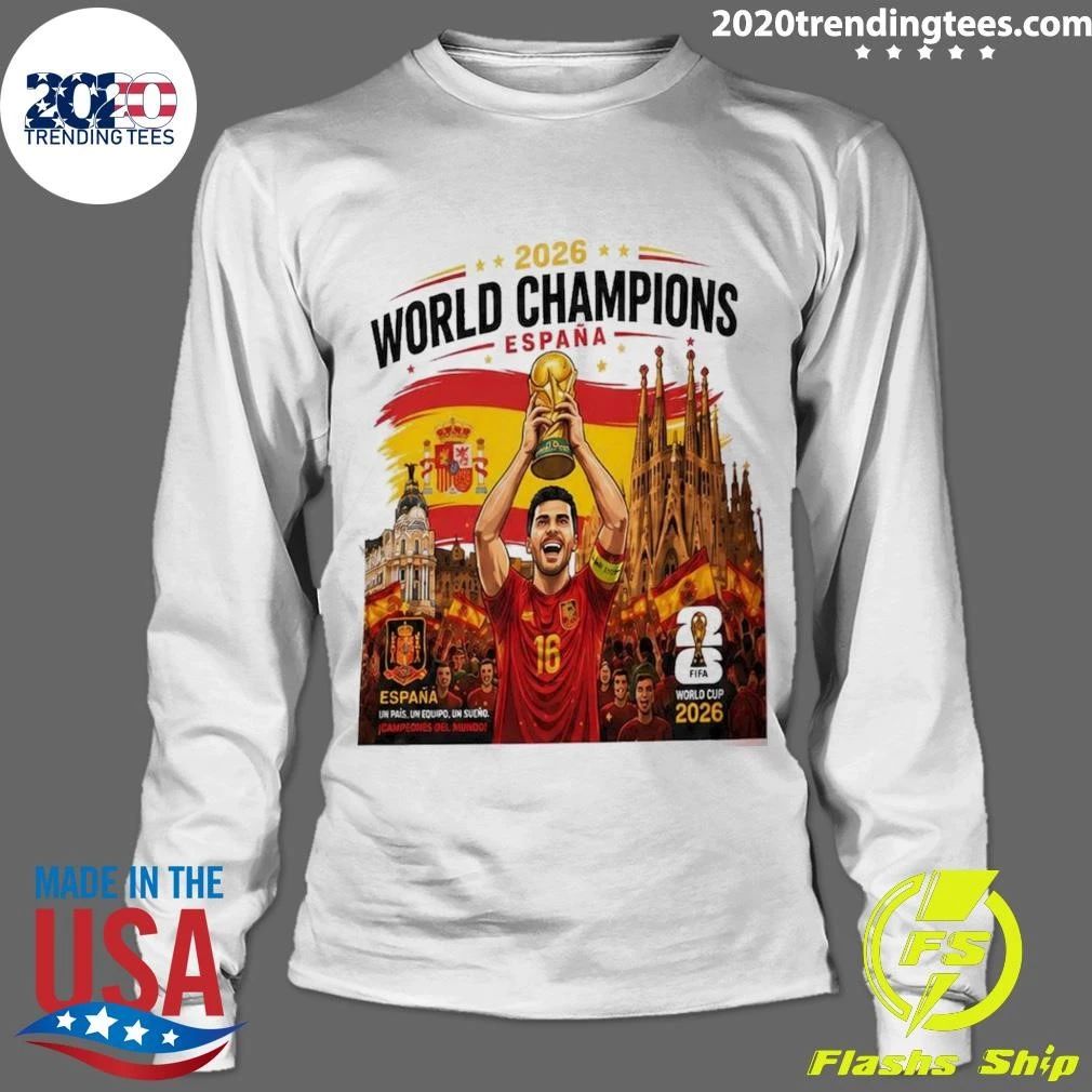 Spain World Cup 2026 Champions, España Football Fan Shirt