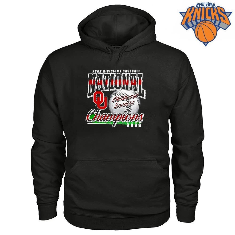 Oklahoma Sooners 2026 Ncaa Division I Baseball Mens College World Series Champions Franklin Shirt