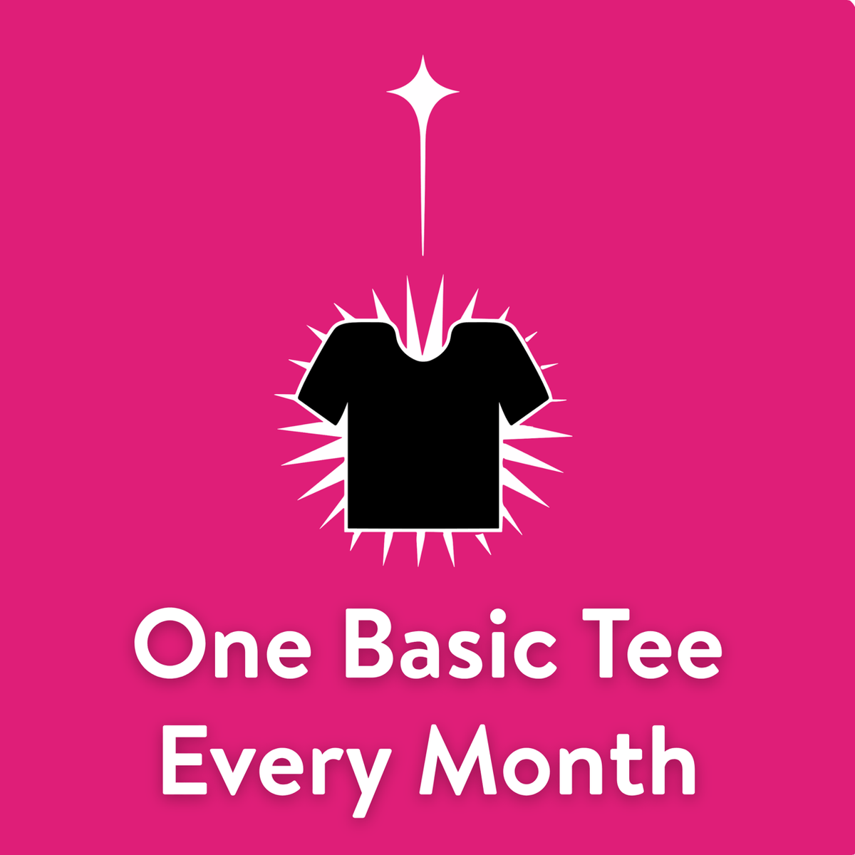 One Basic Tee Monthly Subscription