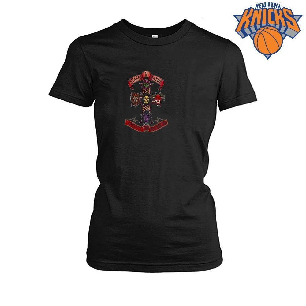 Staffs N Havoc Appetite For Destruction Heavy Metal Cross Skull Shirt