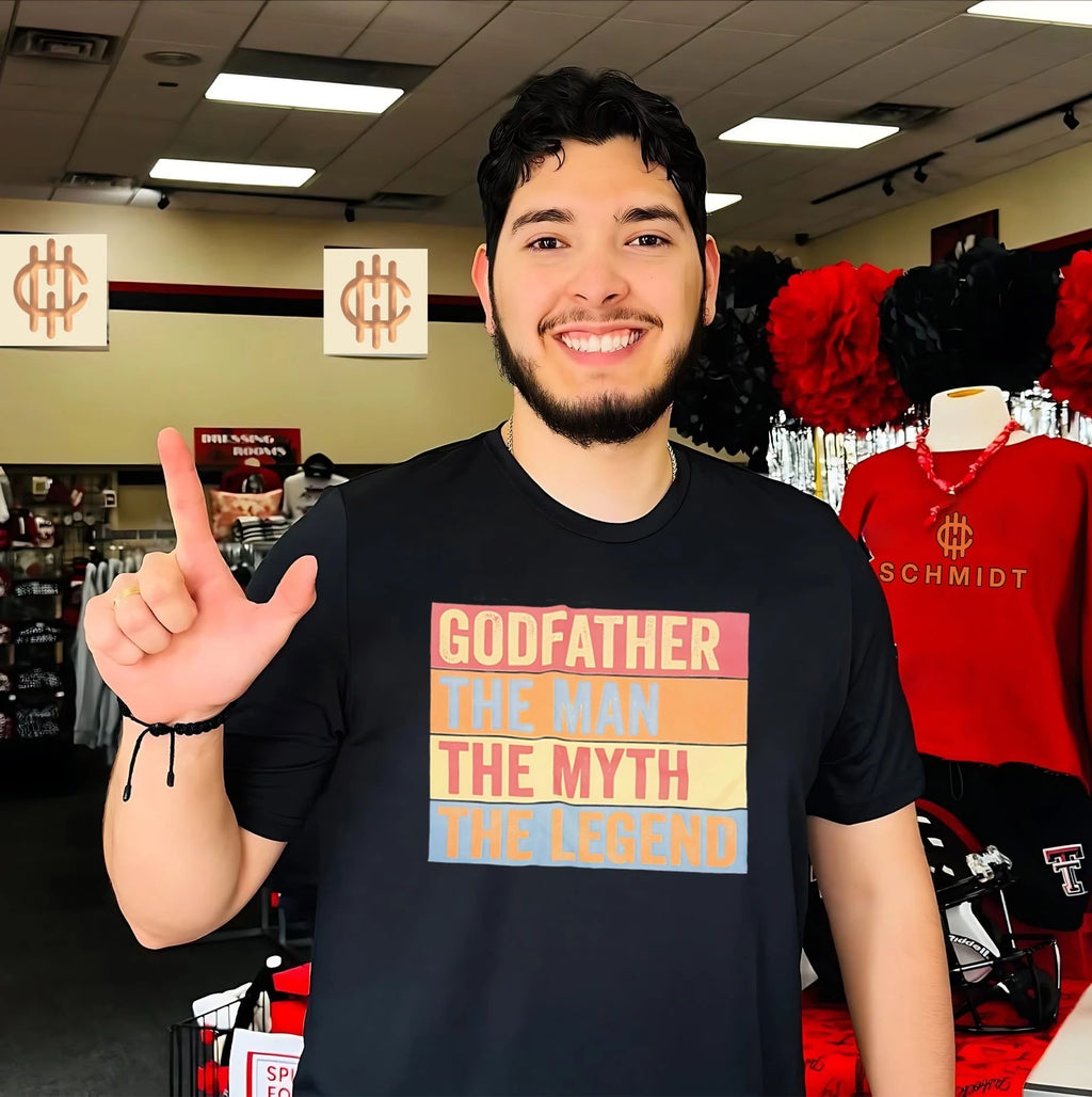 Godfather the man the myth the legend shirt