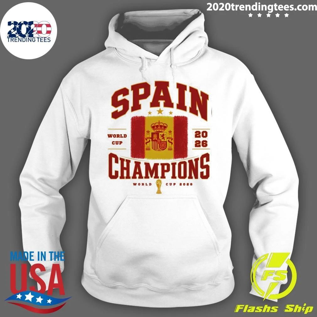 Spain Soccer Champions World Cup 2026 Flag Shirt