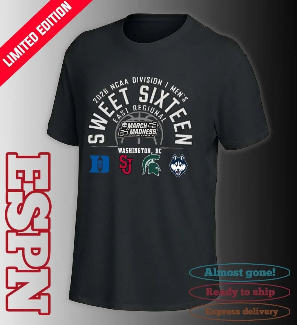 2026 NCAA DI Men’s Basketball Sweet 16 East Regional – Washington DC T-Shirt
