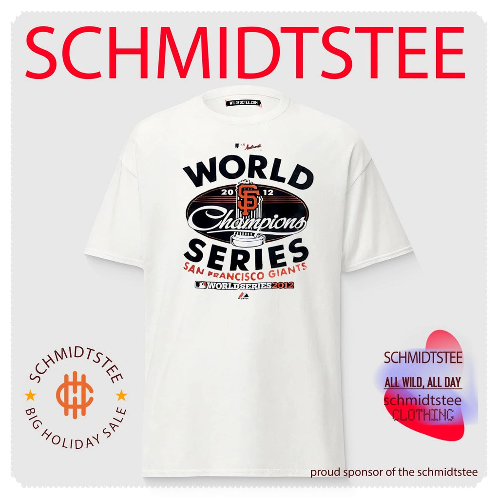 San Francisco Giants World Series champions 2012 baseball trophy shirt