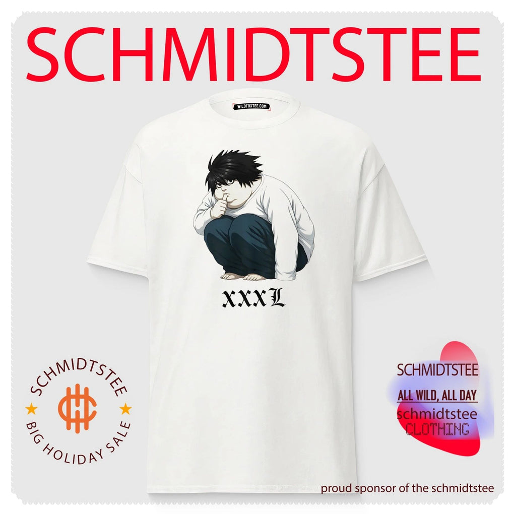 L Lawliet XXXL Death Note Anime Manga Ryuzaki shirt