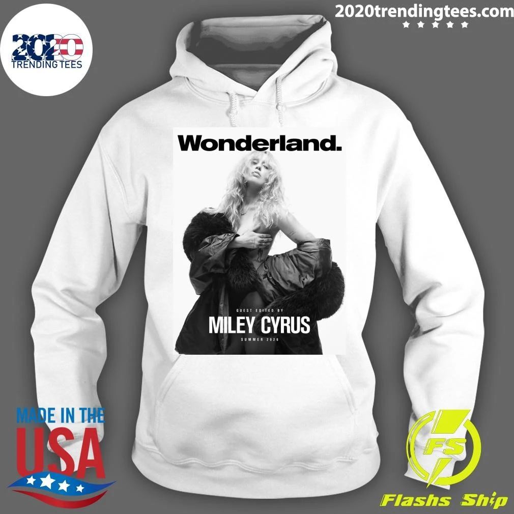 Miley Cyrus Graces The Cover Wonderland Magazine Shirt