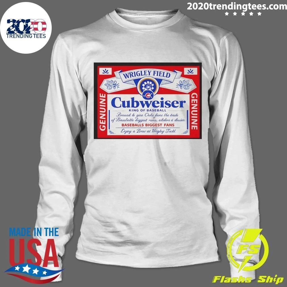 Cubweiser George Kittle Wrigley Field Chicago Cubs Shirt
