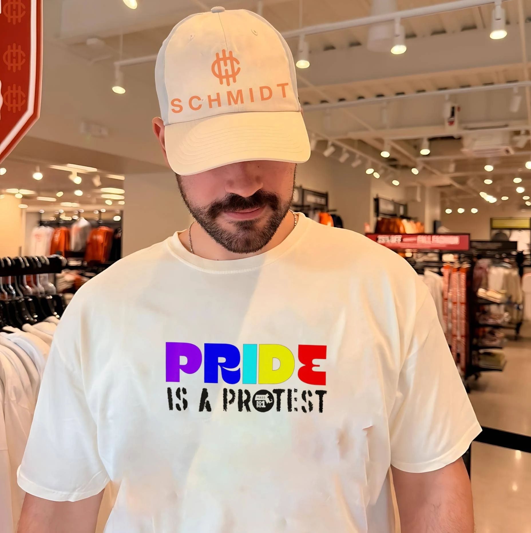 Pride Is a Protest Mass 50501 LGBTQ Rights shirt