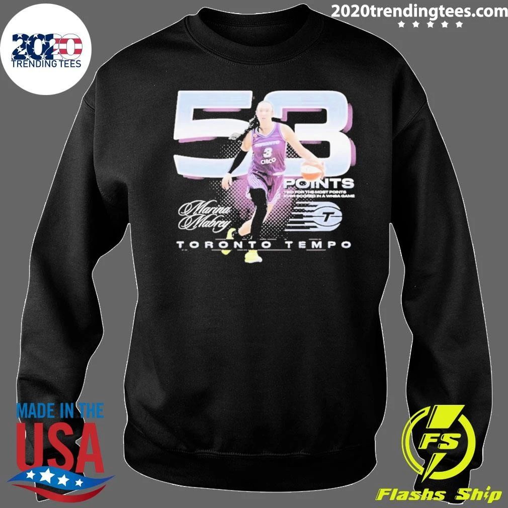 Toronto and Tempo Marina Mabrey 53 Points Shirt