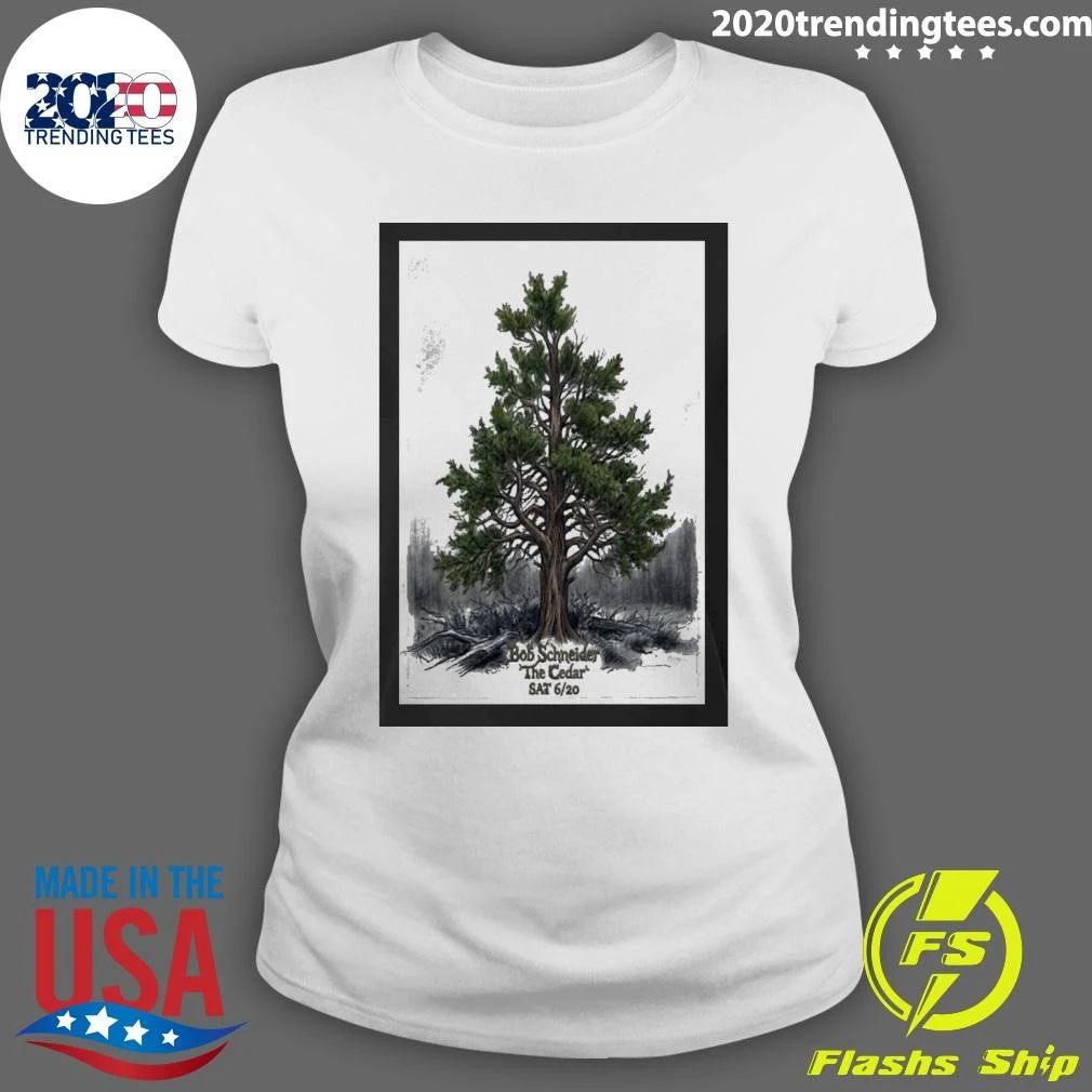 Bob Schneider The Cedar June 20, 2026 Minneapolis Poster Shirt