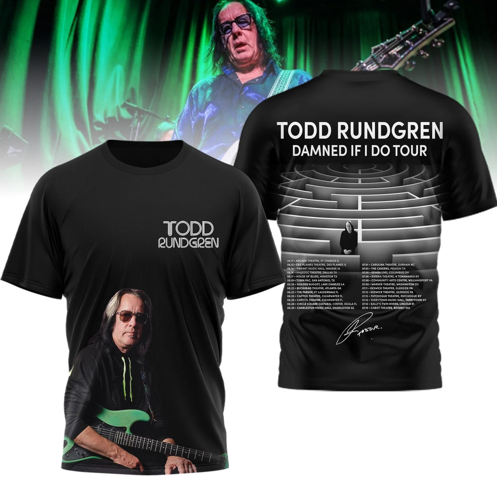 Todd Rundgren Damned If I Do Tour T-Shirt