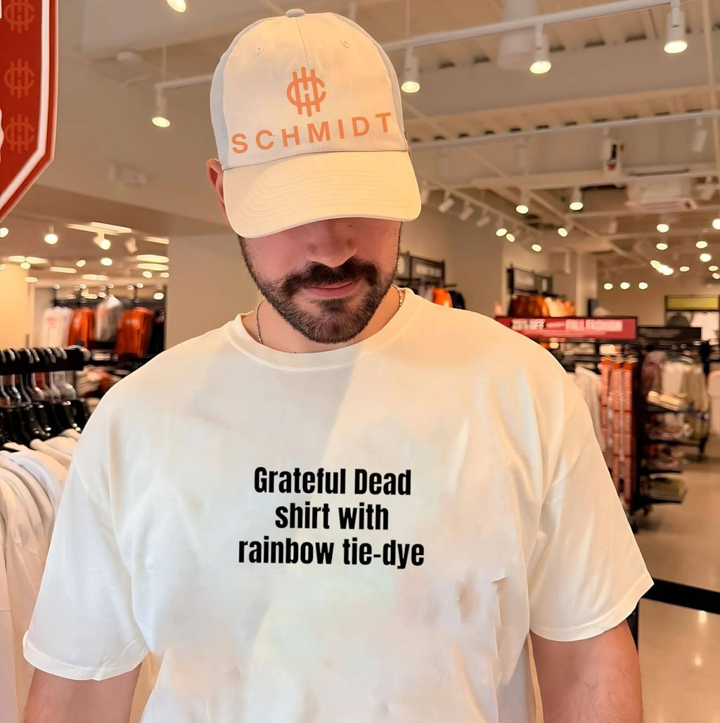 Grateful Dead Rainbow Tie-Dye Jerry Garcia shirt