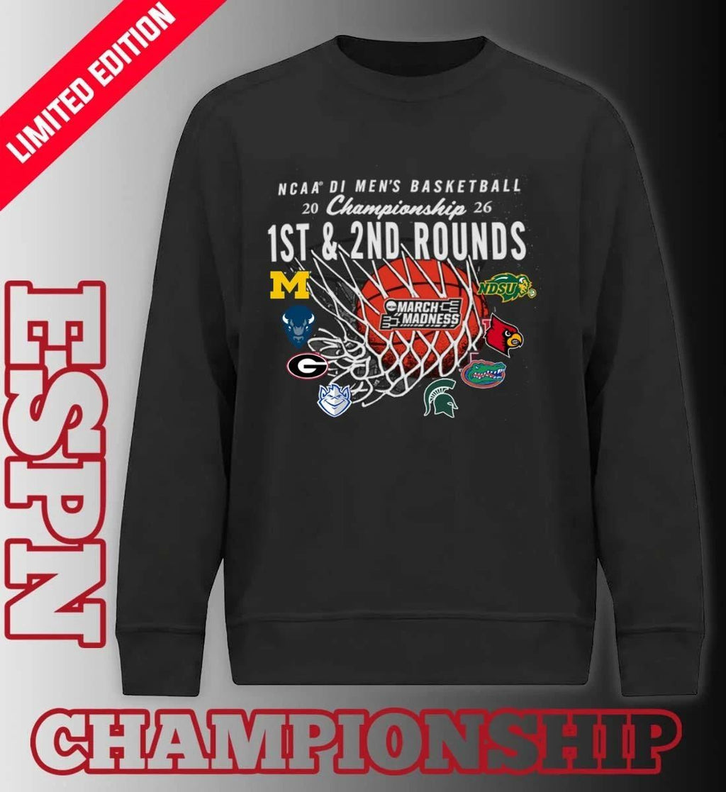 2026 NCAA DI Men’s Basketball 1st, 2nd Rounds – Buffalo Shirt