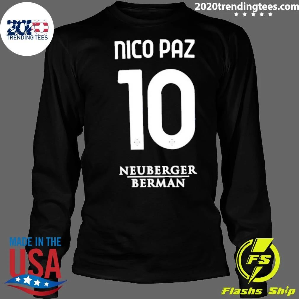 Nico Paz 10 Neuberger Berman Shirt