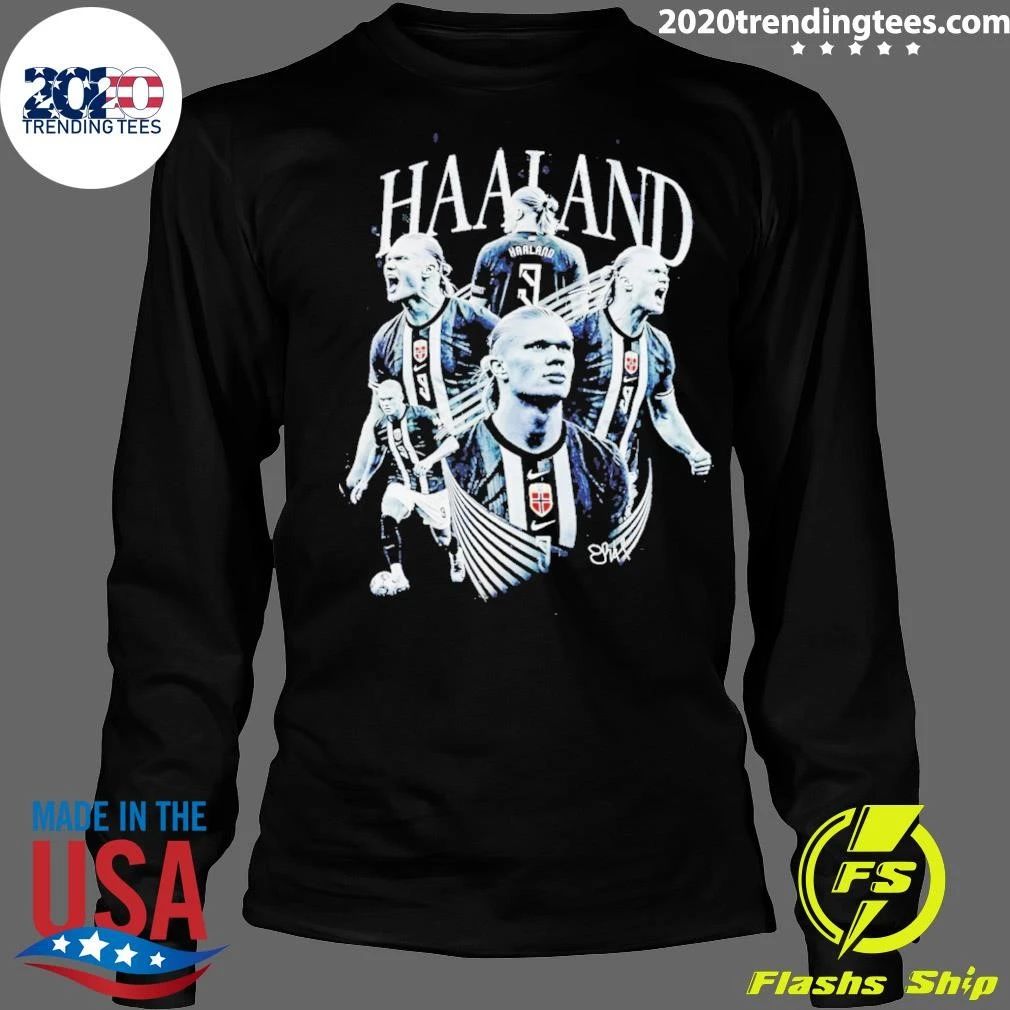 Erling Haaland Norway Soccer World Cup 2026 Graphic Vintage Shirt